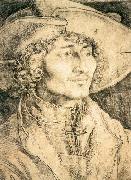 Albrecht Durer Portrait of a Young Man oil on canvas